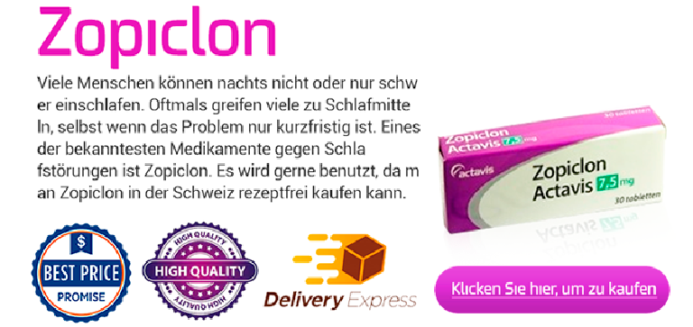 Zopiclon kaufen ohne rezept in Deutschland, Schweiz, Holland